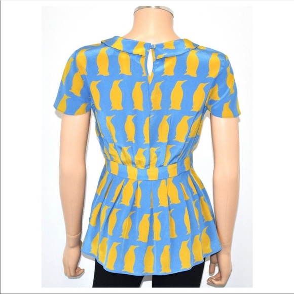 Adorable 💙💛Silk top📍FIRM📍 - Picture 9 of 16